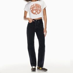 Aritzia Denim Forum Joni High Rise Loose Jean